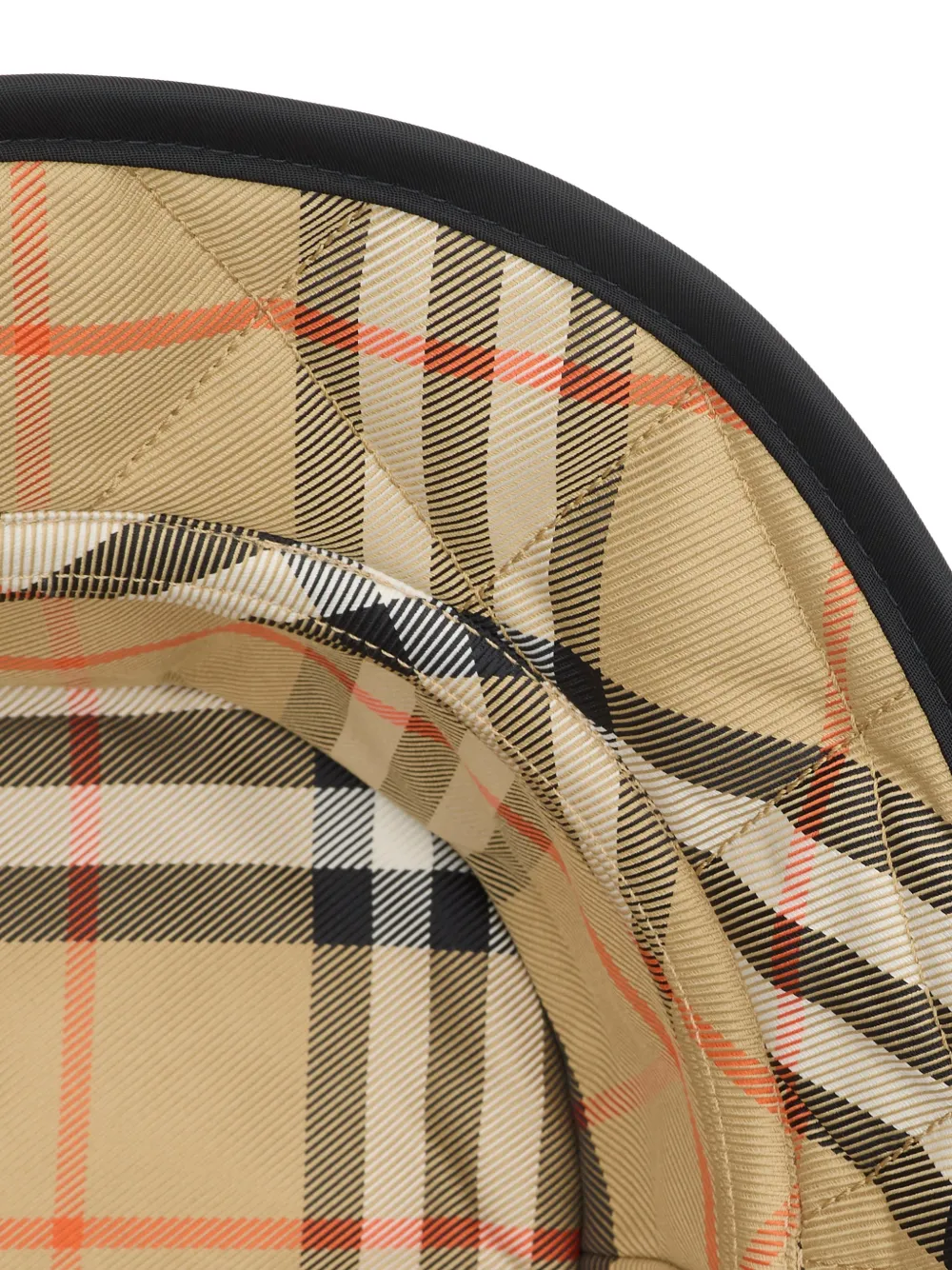 Burberry Horseshoe gewatteerde vissershoed Zwart
