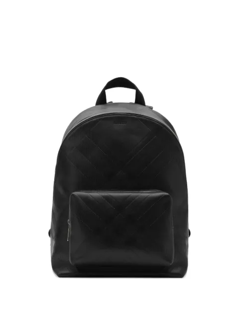 Burberry embossed Check backpack