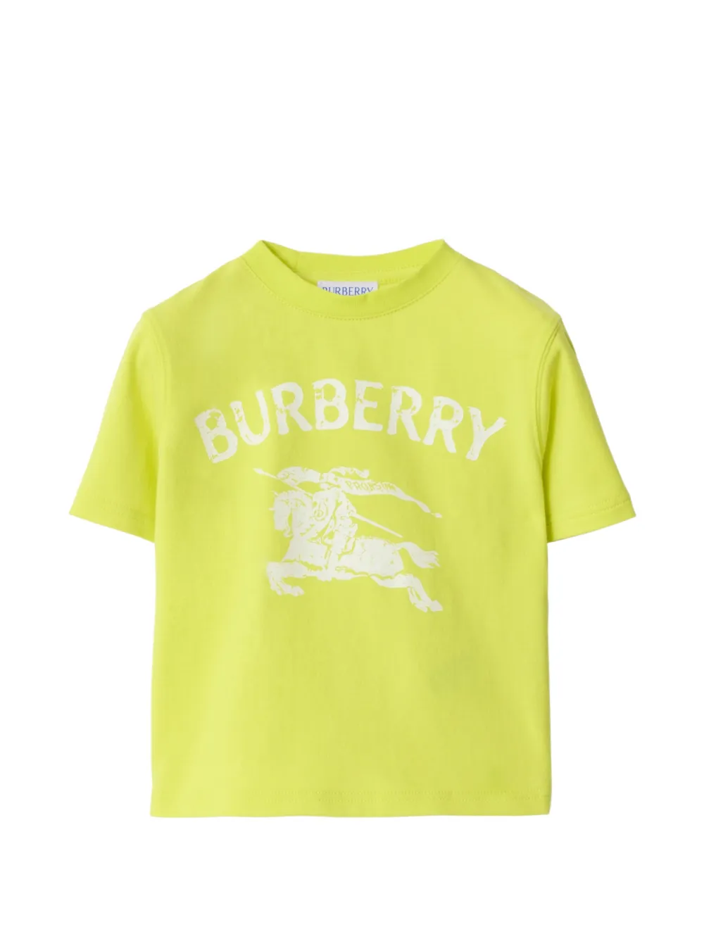 Burberry Kids EKD stretch cotton T-shirt - Verde