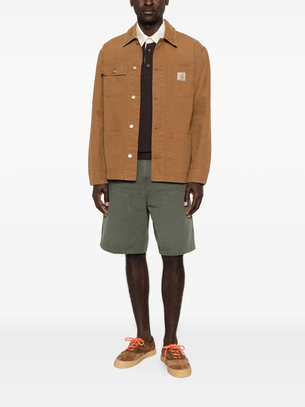 Carhartt WIP Double Knee cargo shorts Groen