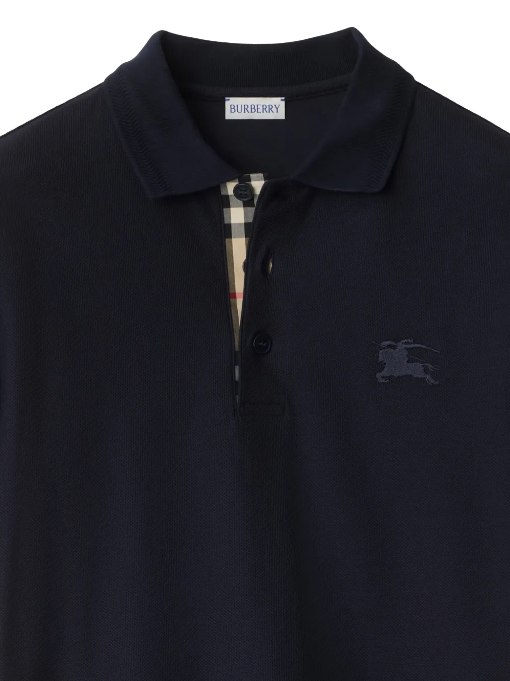 Burberry Katoenen poloshirt Blauw