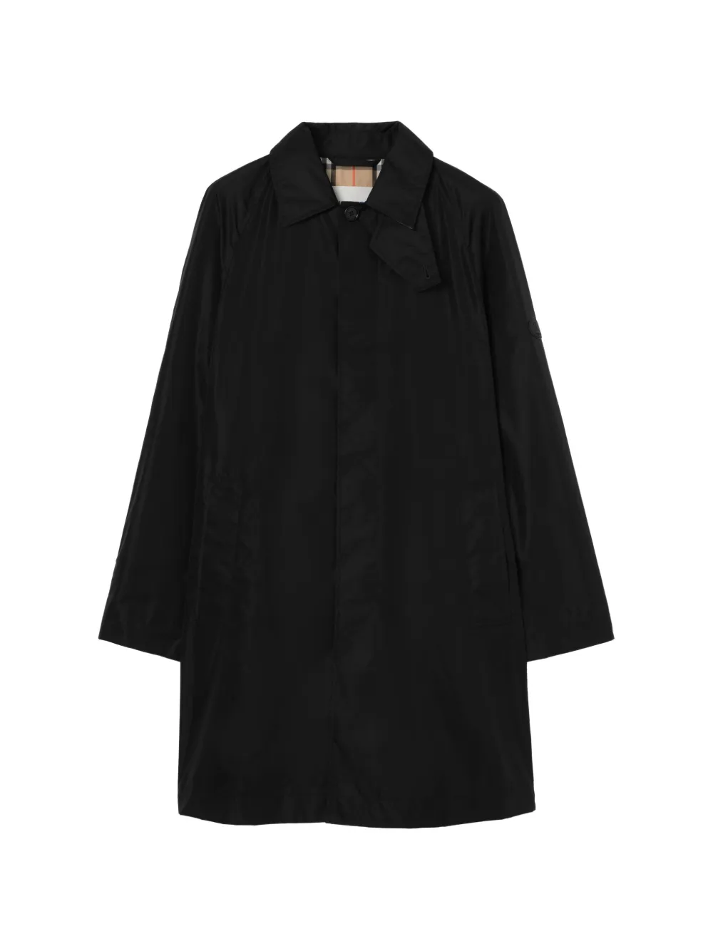 Burberry nylon Ridgewood car coat​ - Black