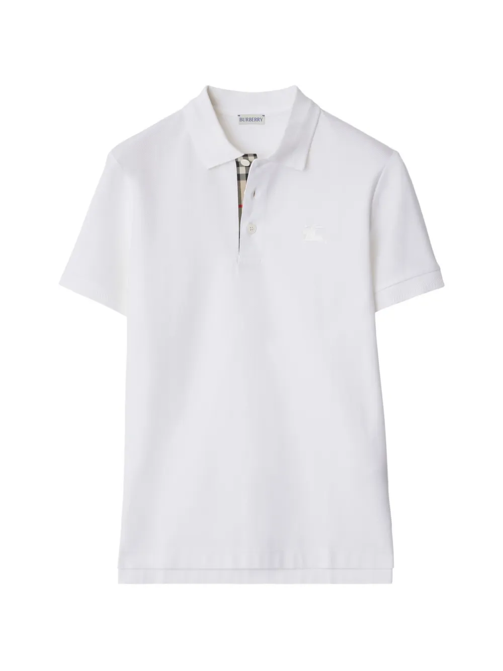 Burberry cotton polo shirt - Bianco