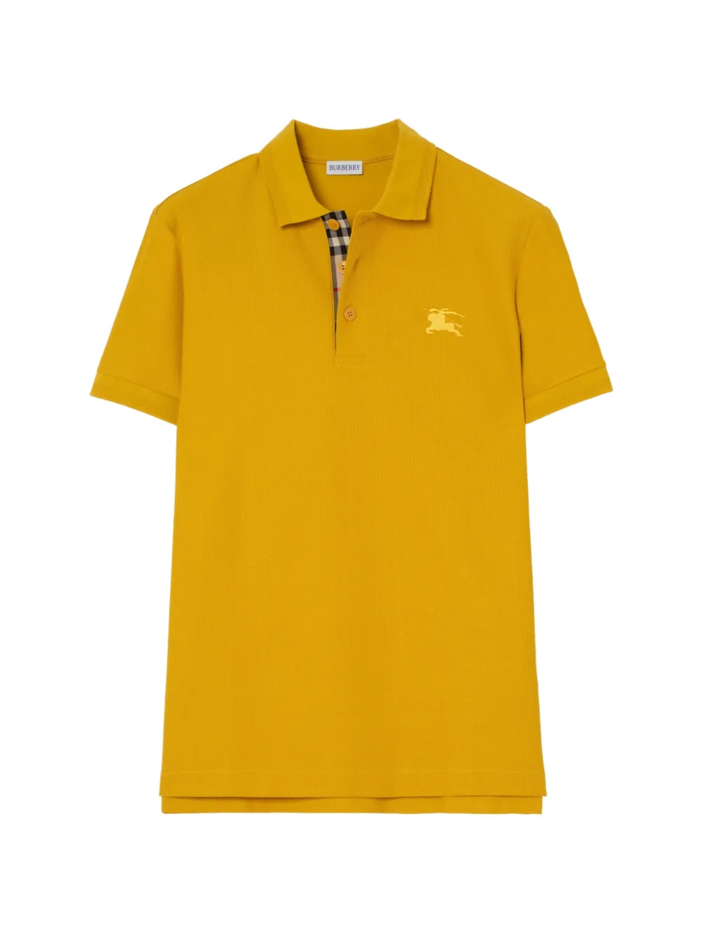 Burberry cotton polo shirt - Giallo