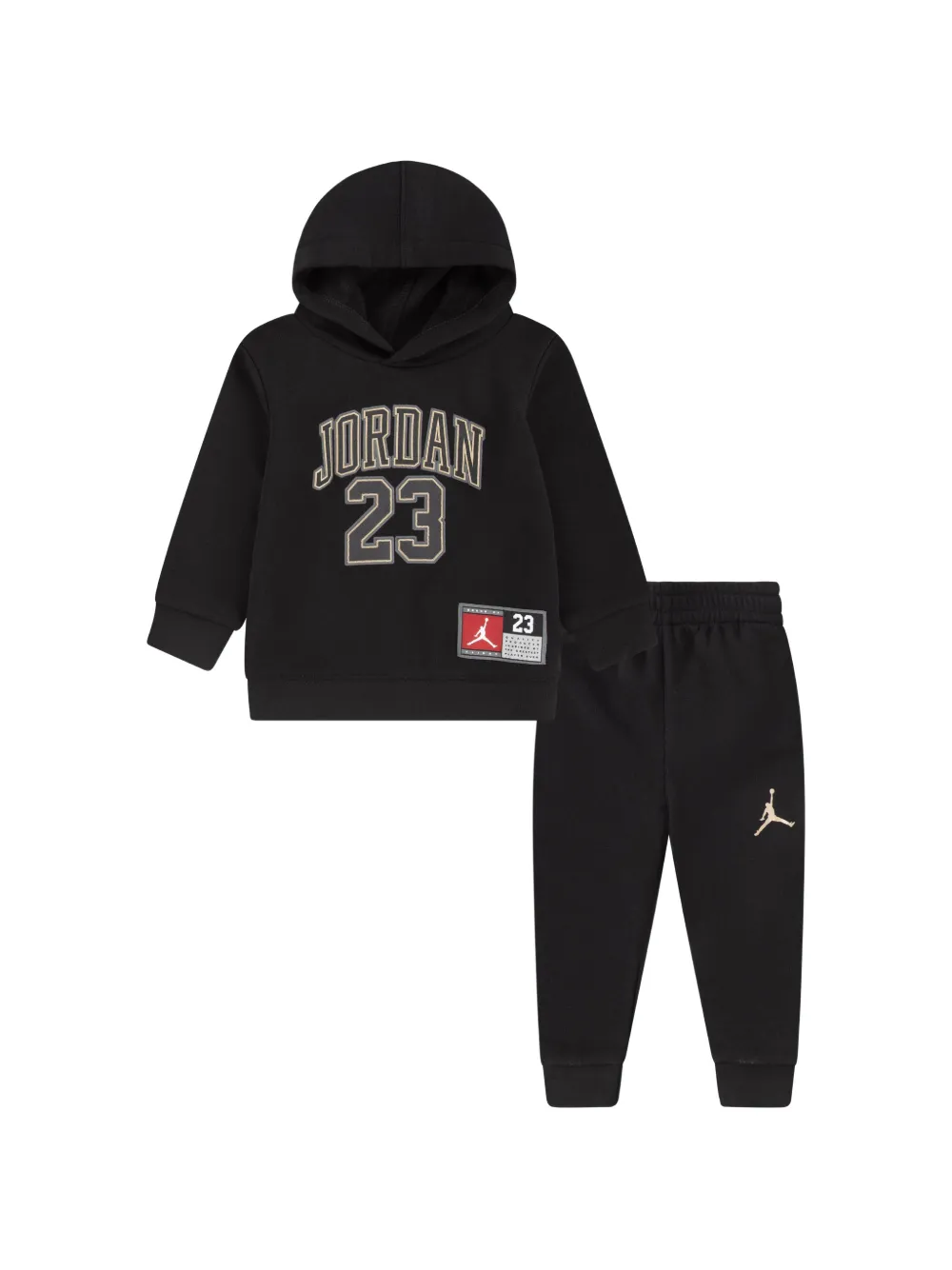 Jordan Kids logo tracksuit set - Nero