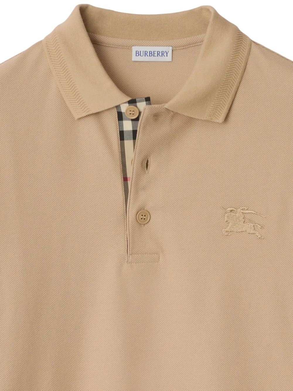 Burberry Katoenen poloshirt Beige