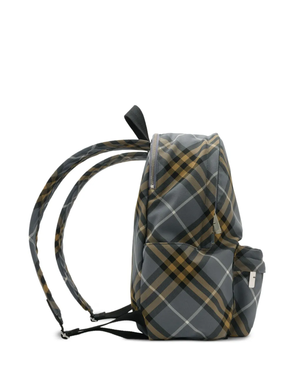  Burberry Small Check Backpack - Grey 