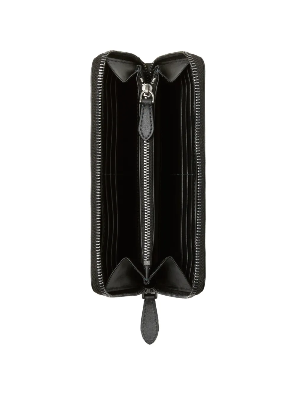  Burberry Check Zip Wallet - Grey 