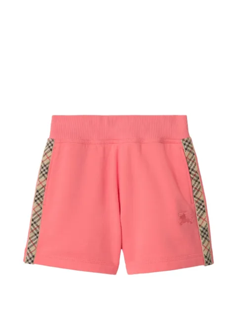 Burberry Kids Bermuda xadrez de algodão