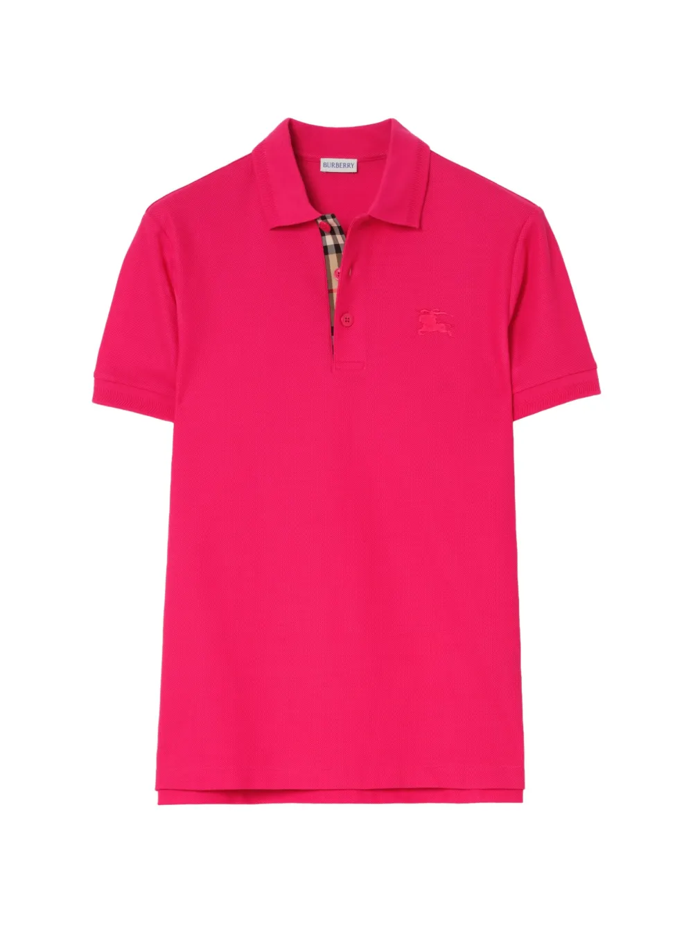 Burberry cotton polo shirt - Rosa