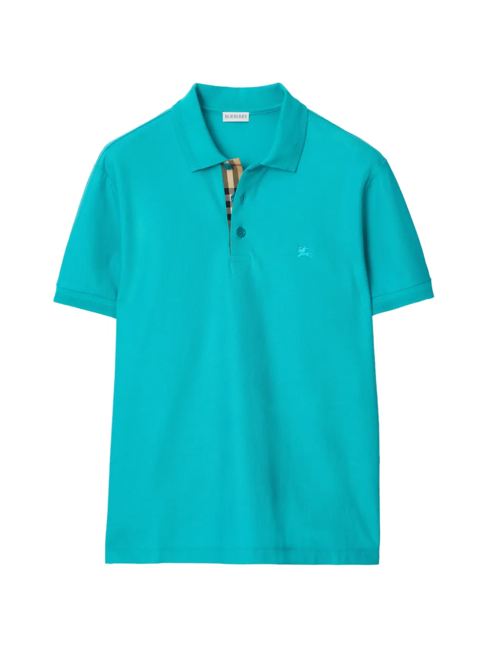 Burberry cotton polo shirt - Blu