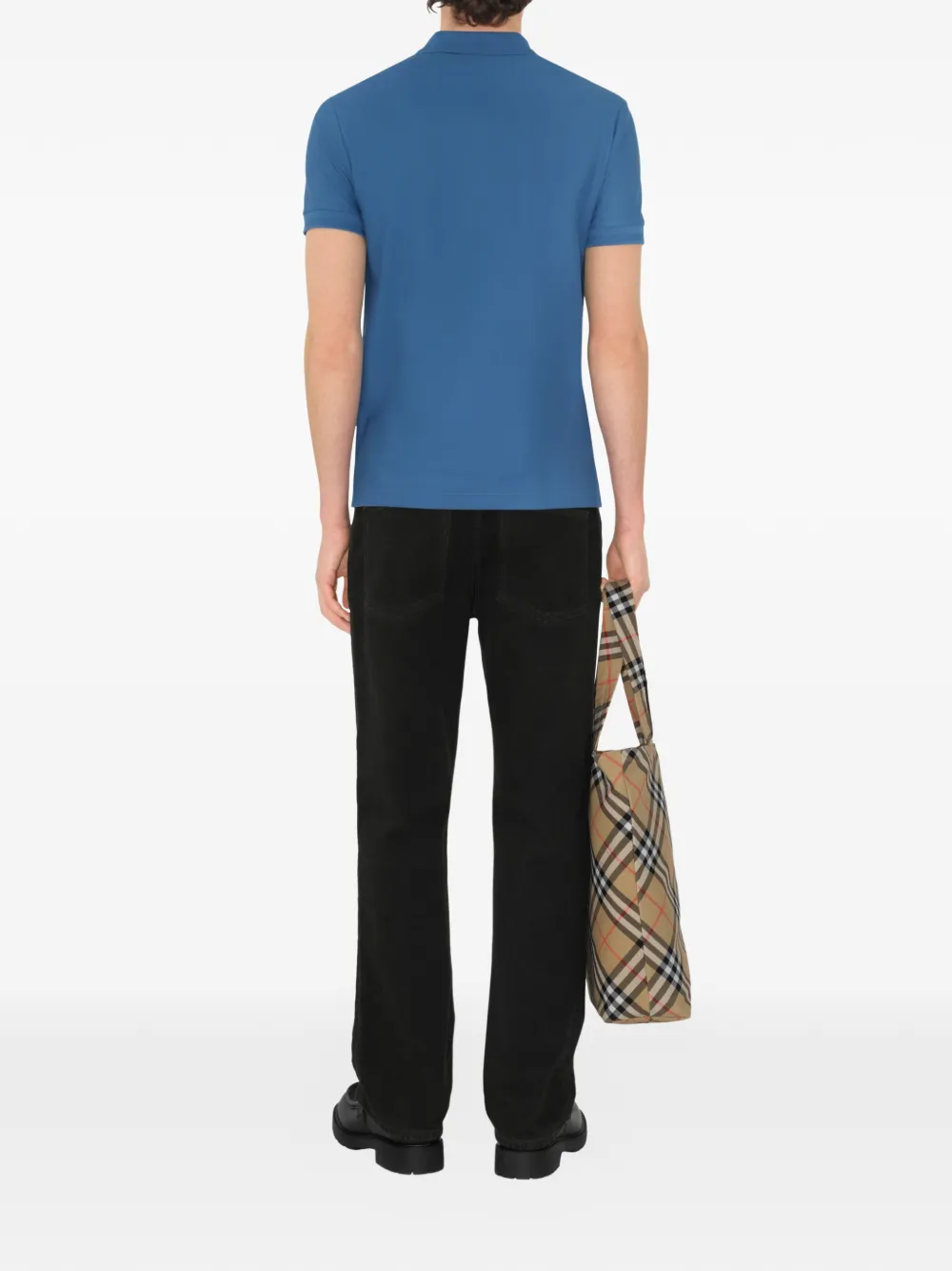 Burberry Katoenen poloshirt Blauw