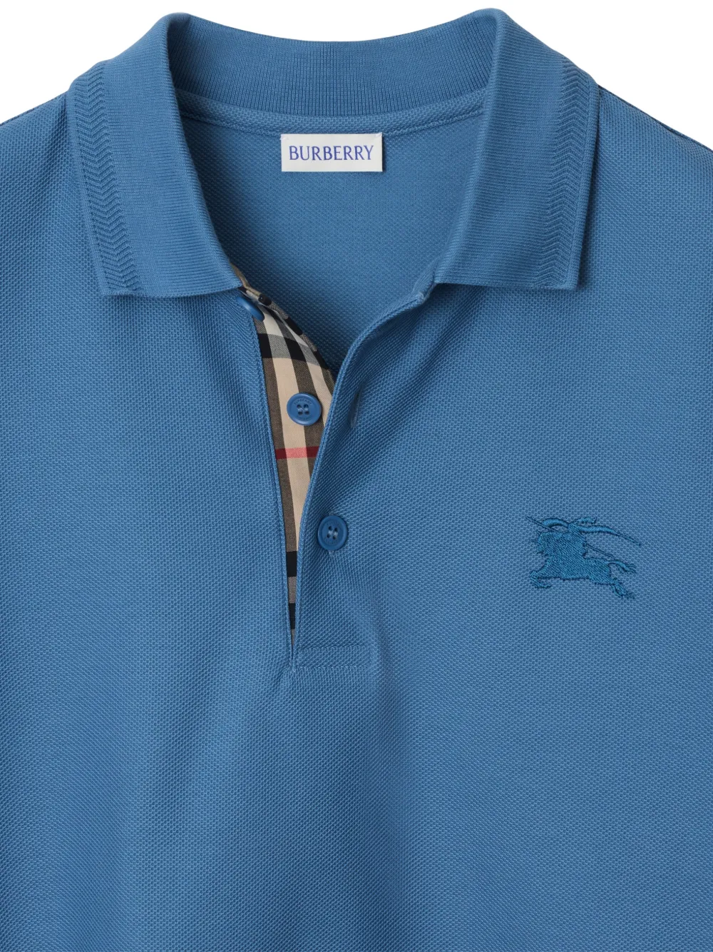Burberry Katoenen poloshirt Blauw