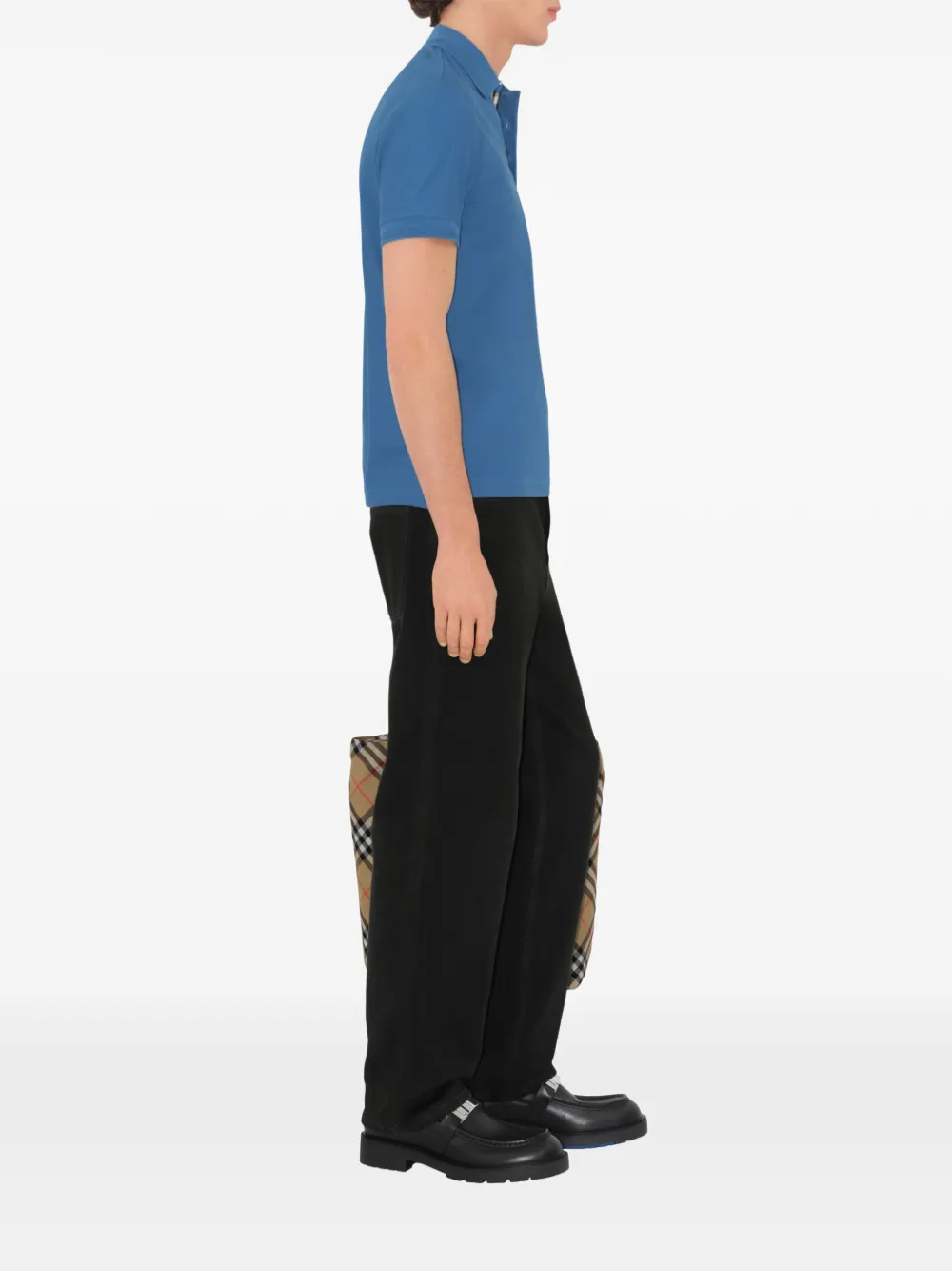 Burberry Katoenen poloshirt Blauw