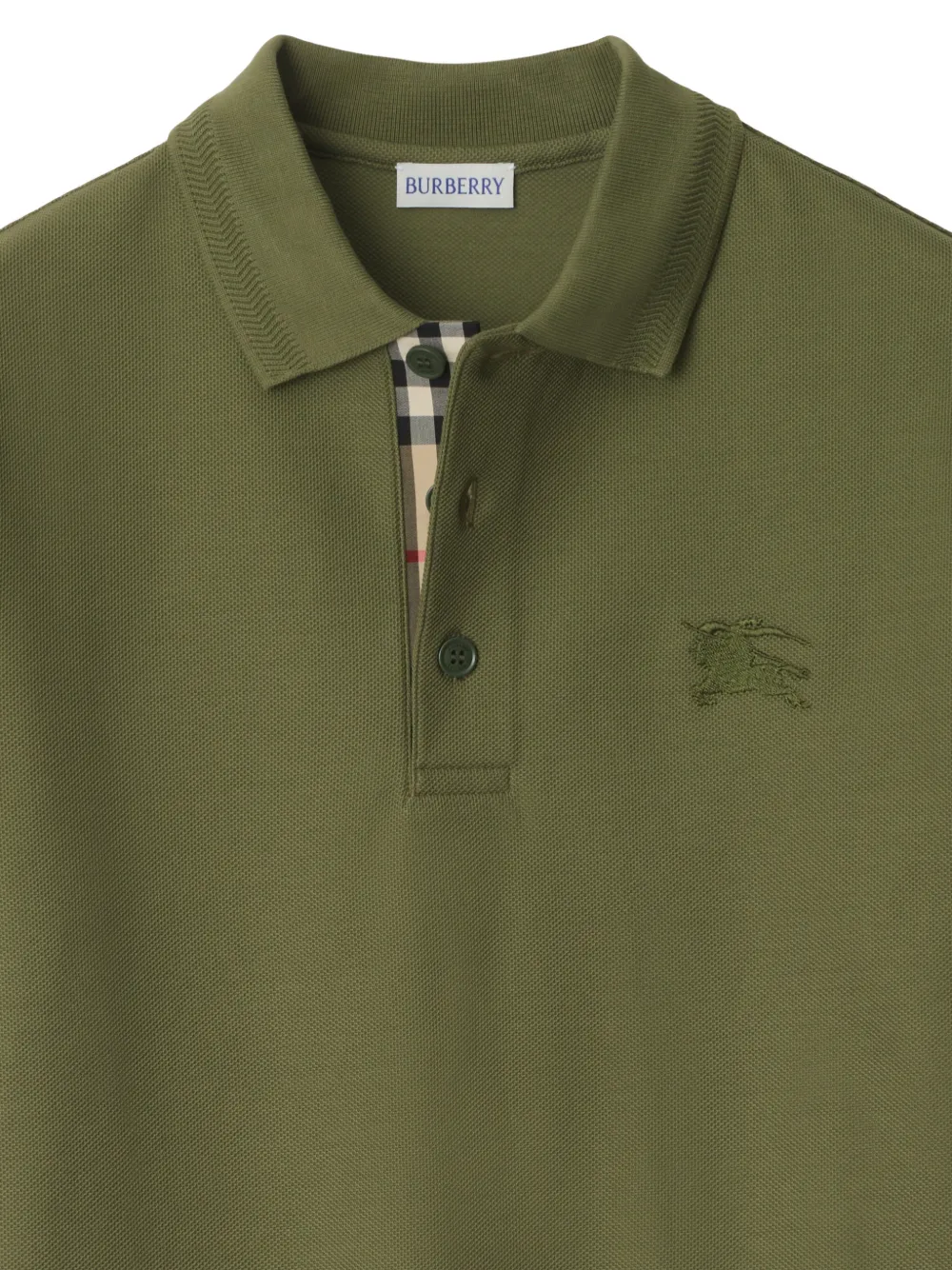Burberry Katoenen poloshirt Groen