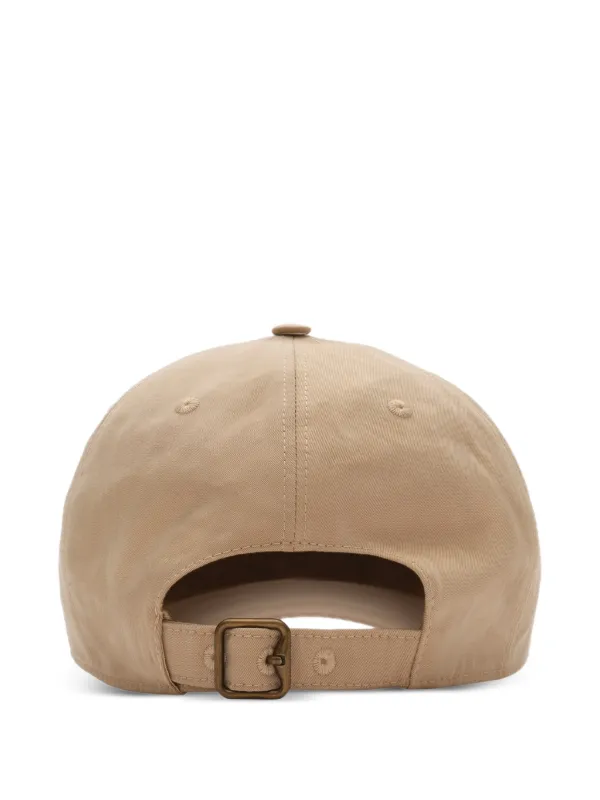 Burberry Logo Gabardine Baseball Cap | Neutrals | FARFETCH CZ