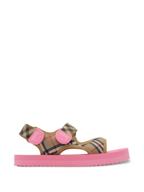 Burberry Kids sandalias Check 