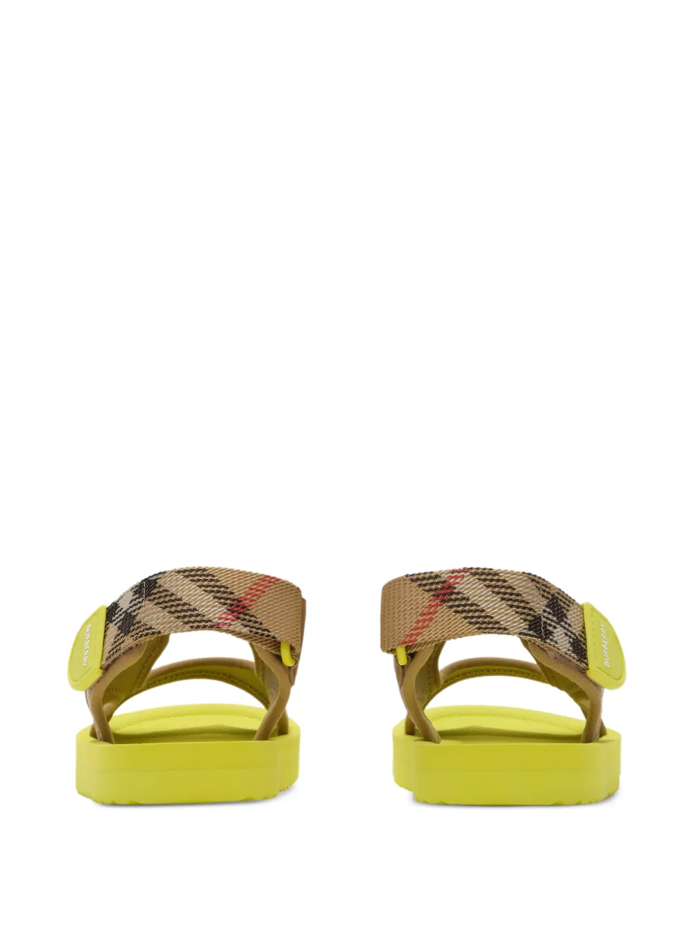 Burberry Kids Check sandals Beige