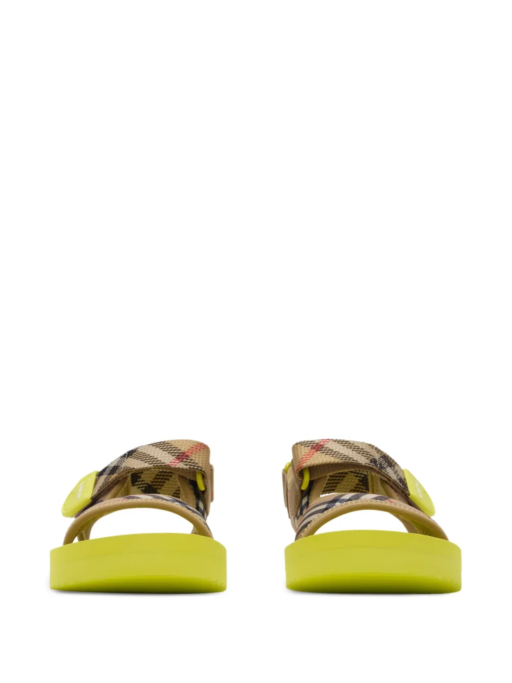 Burberry Kids Check sandals Beige