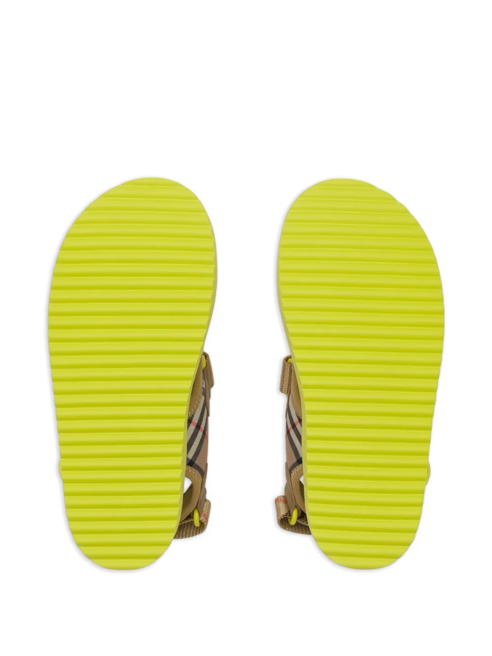 Burberry Kids Check sandals Beige