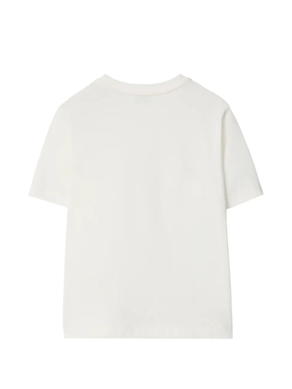 Burberry Kids Veelkleurig EKD katoenen T-shirt Beige