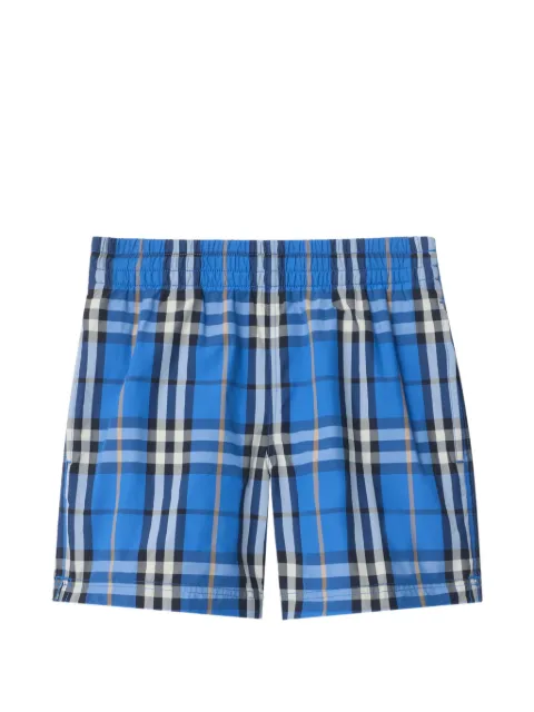 Burberry Kids bañador a cuadros