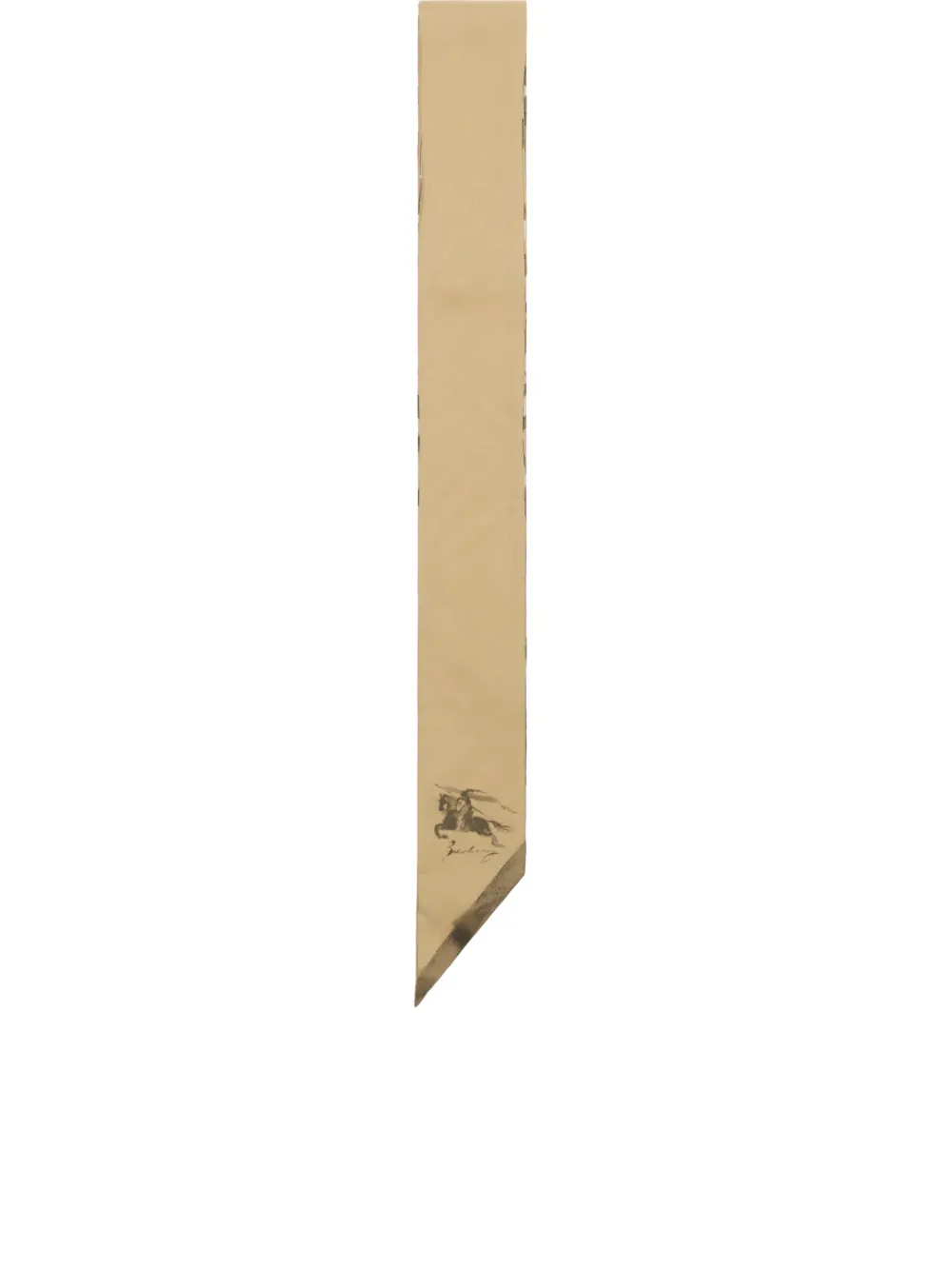 Burberry Geruite zijden sjaal Beige