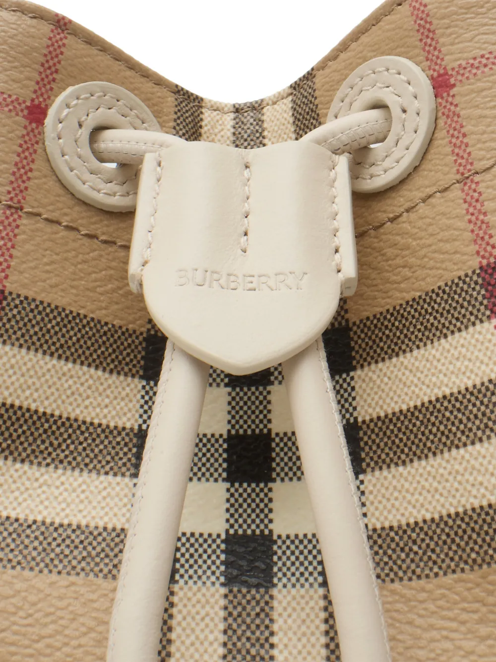 Burberry Check mini bucket-tas Beige
