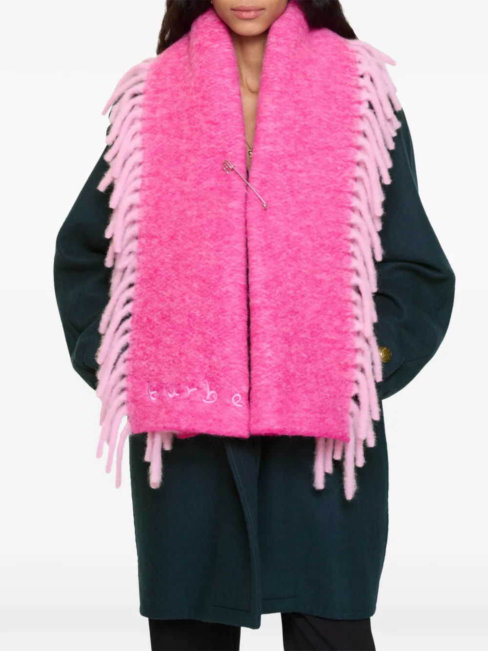 Alpaca Wool Blend Happy Scarf