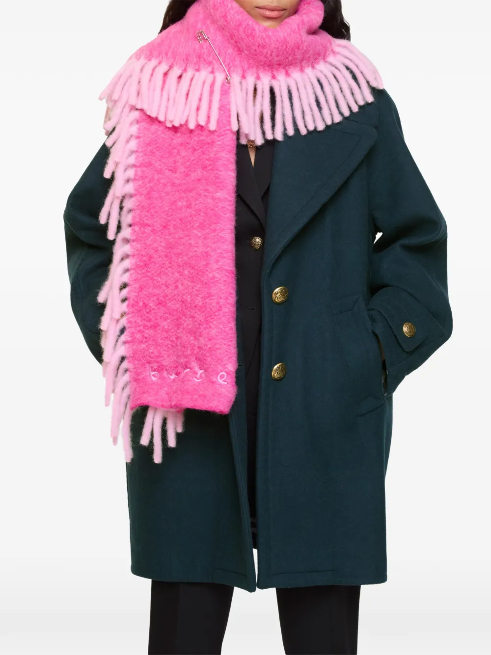 Alpaca Wool Blend Happy Scarf