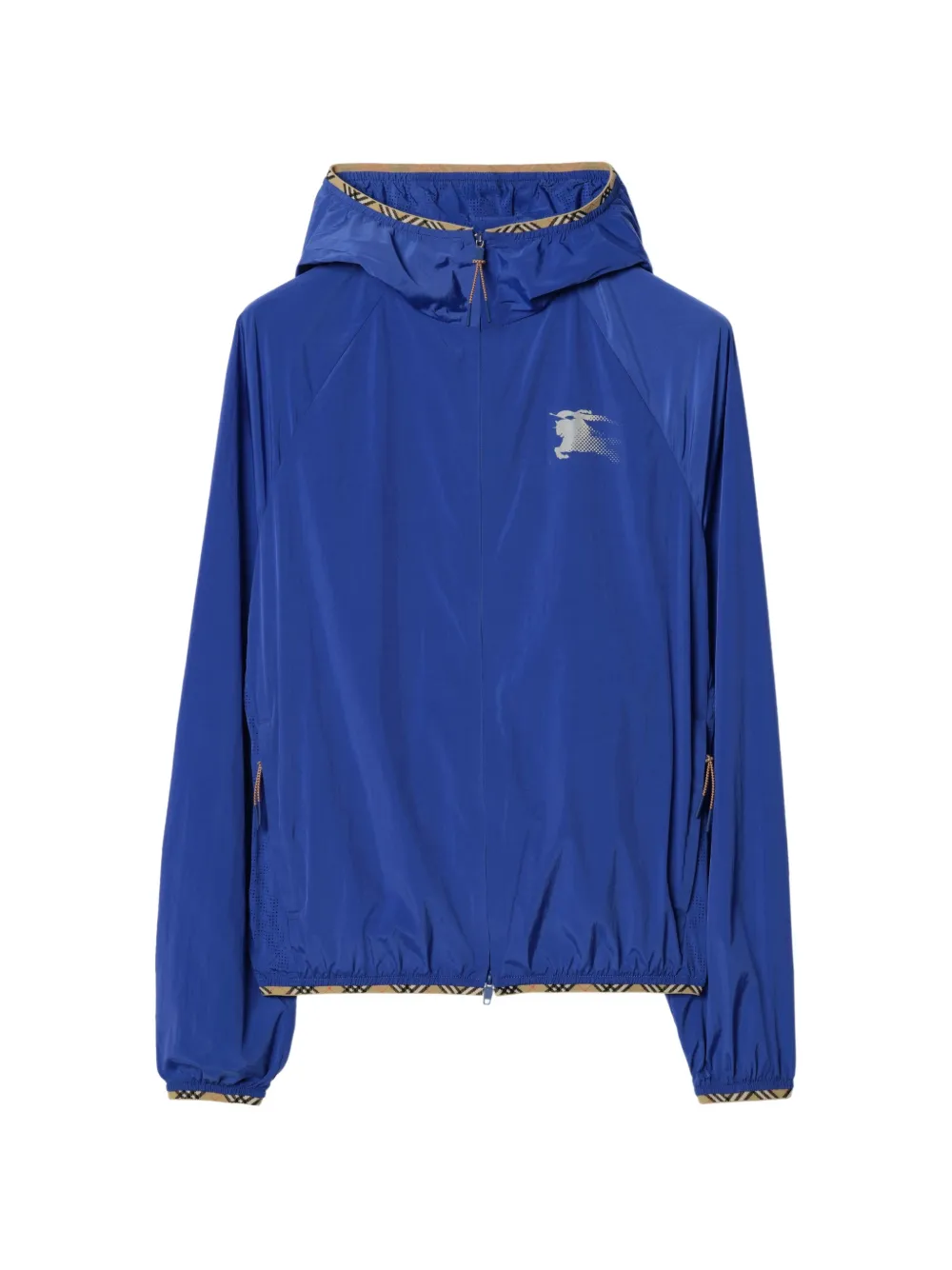 Burberry nylon hooded jacket - Blu