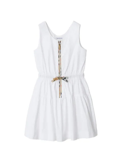 Burberry Kids bow zip dress