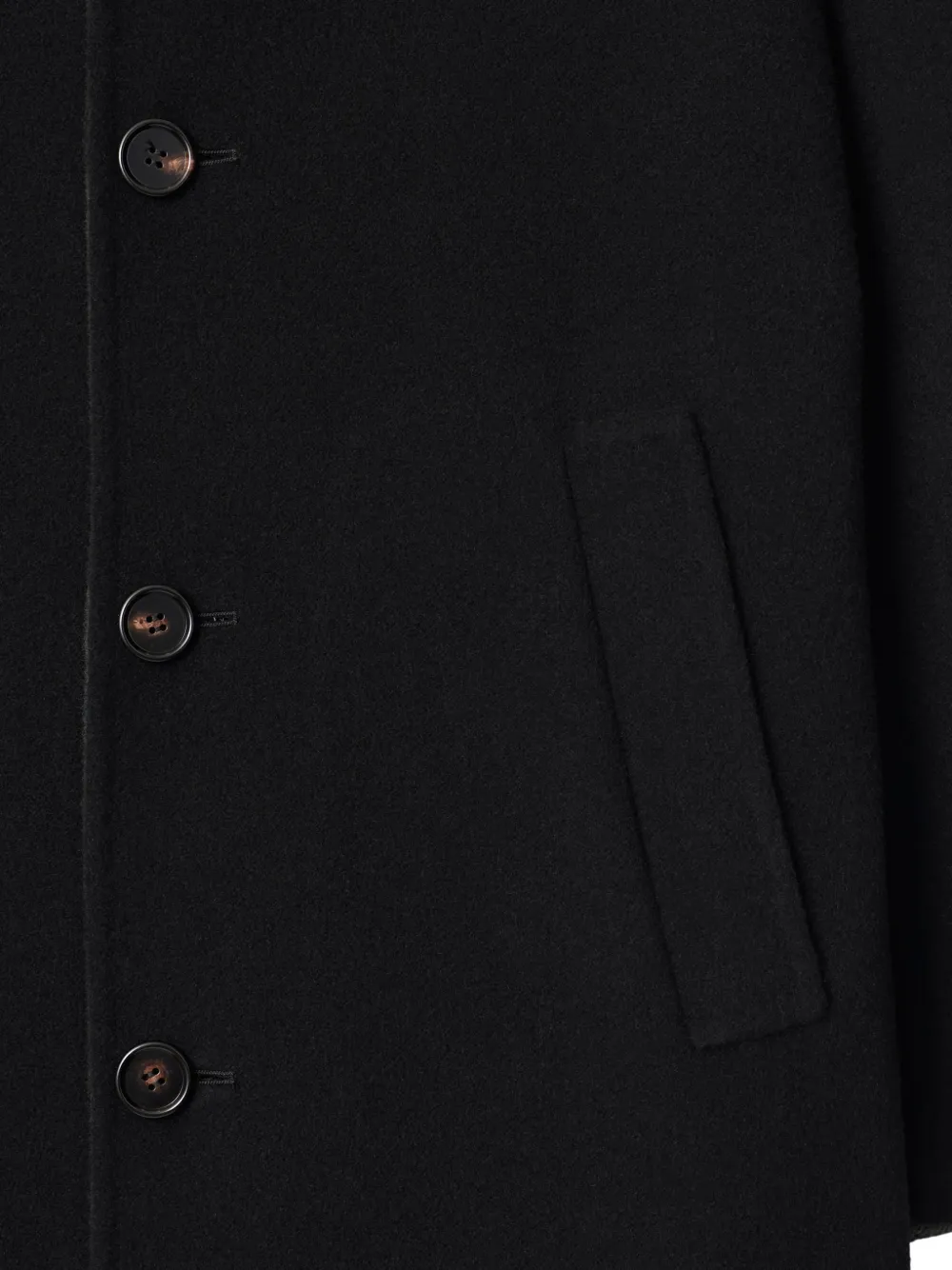 Burberry Wollen jas Zwart