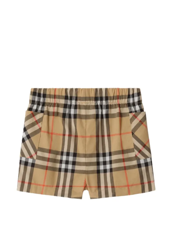 coconuts　バーバリーペア Burberry Kids Check Cotton two-piece Set | Neutrals | FARFETCH ZA