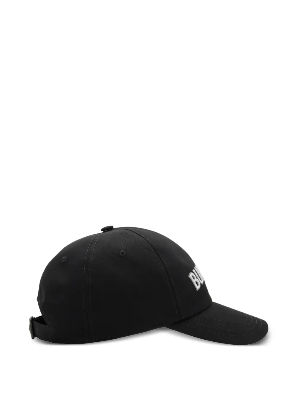 Burberry Logo Gabardine Baseball Cap | Black | FARFETCH