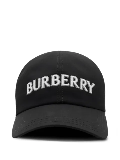 Burberry logo gabardine baseball cap