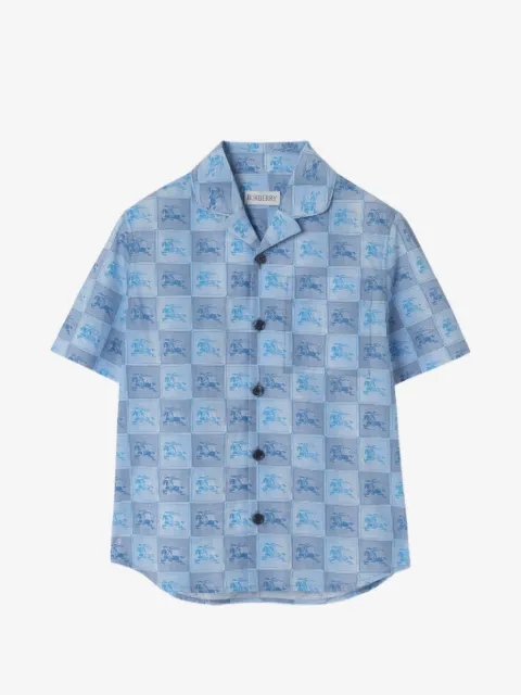 Burberry Kids EKD rutig skjorta