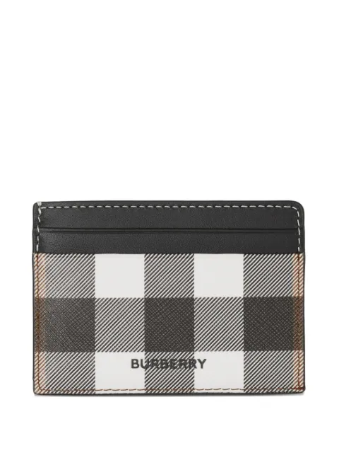 Burberry Check card case
