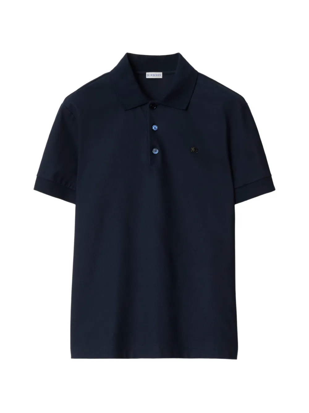 Burberry metal EKD cotton polo shirt - Blu