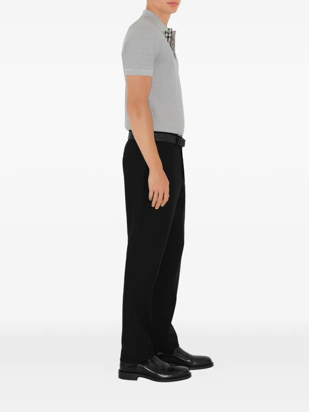Burberry Katoenen poloshirt Grijs