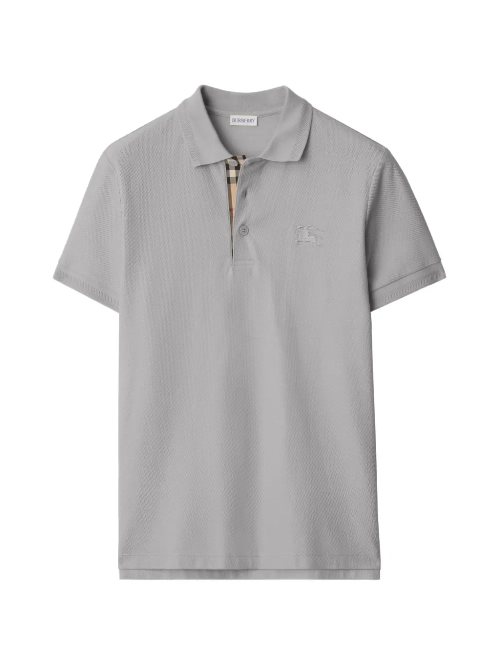 Burberry cotton polo shirt - Grigio