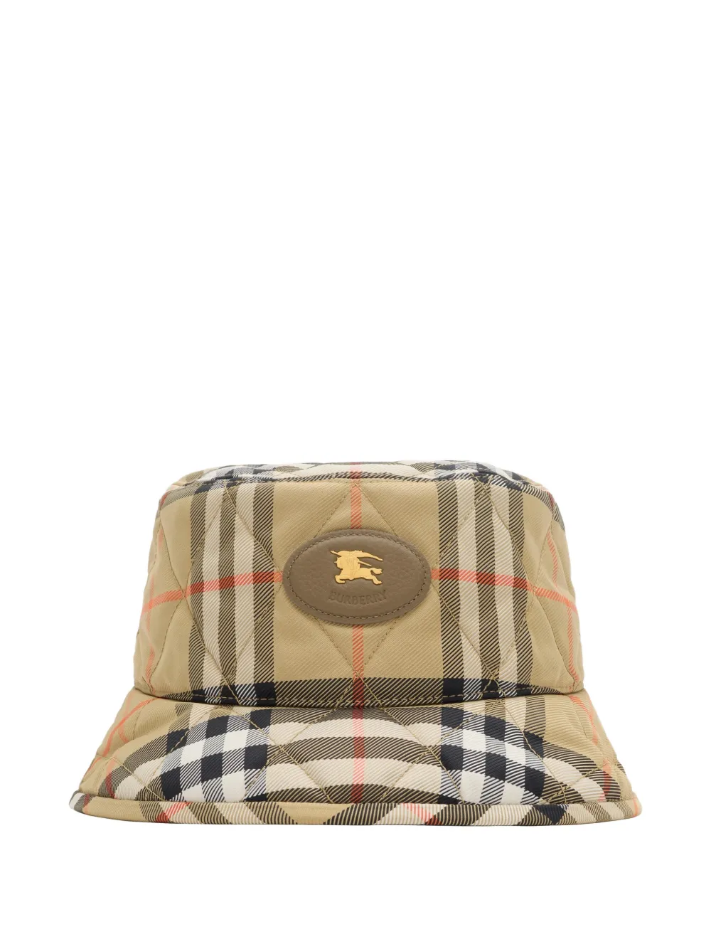 Burberry quilted Horseshoe bucket hat - Toni neutri
