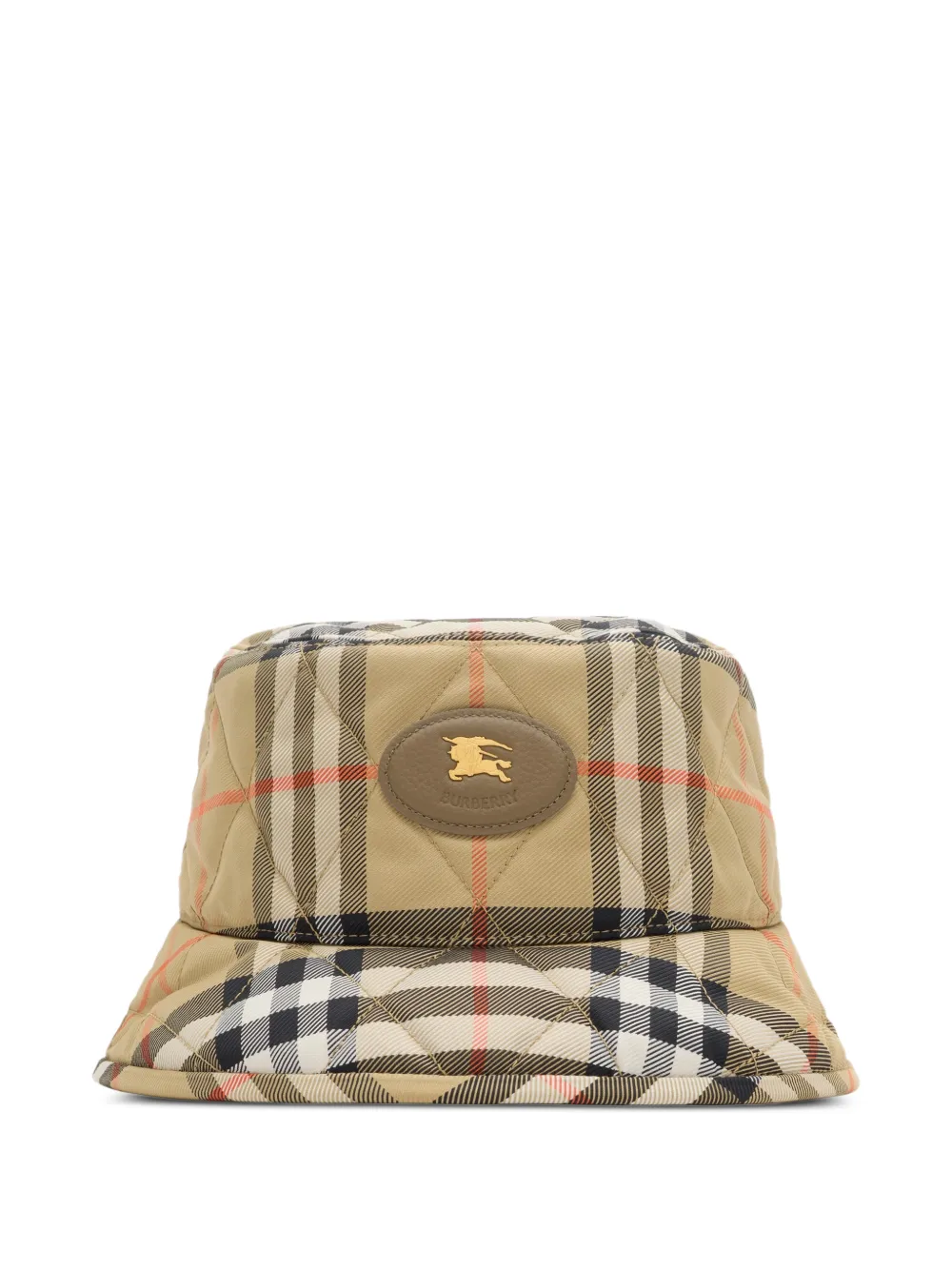 Burberry quilted Horseshoe bucket hat - Toni neutri