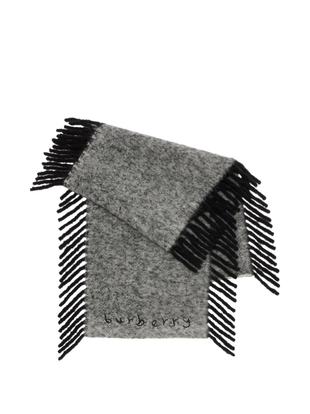 Burberry alpaca wool-blend Happy scarf - Grigio