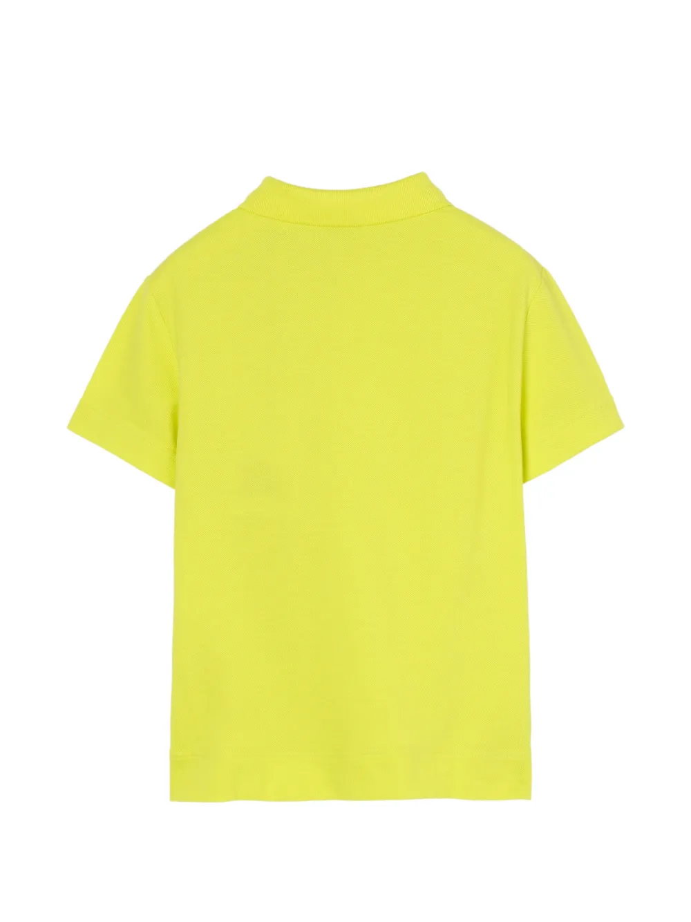 Burberry Kids Piqué poloshirt Groen
