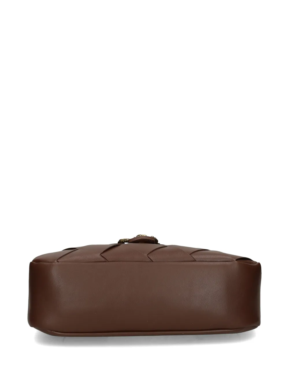 Just Cavalli Geweven tas met slangendetail Bruin