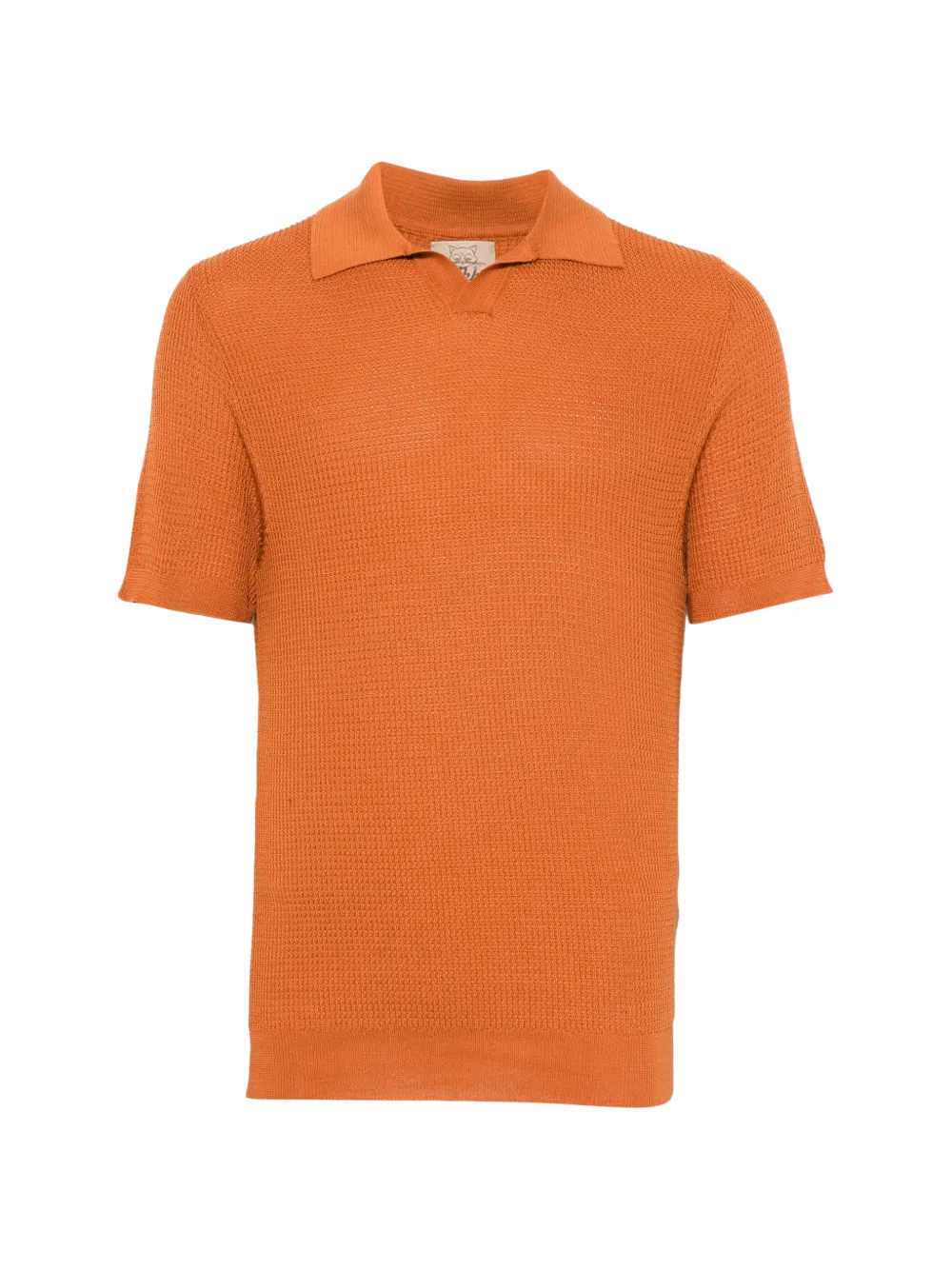 RAKKI Mercedess polo-collar T-shirt | Orange | Image 1