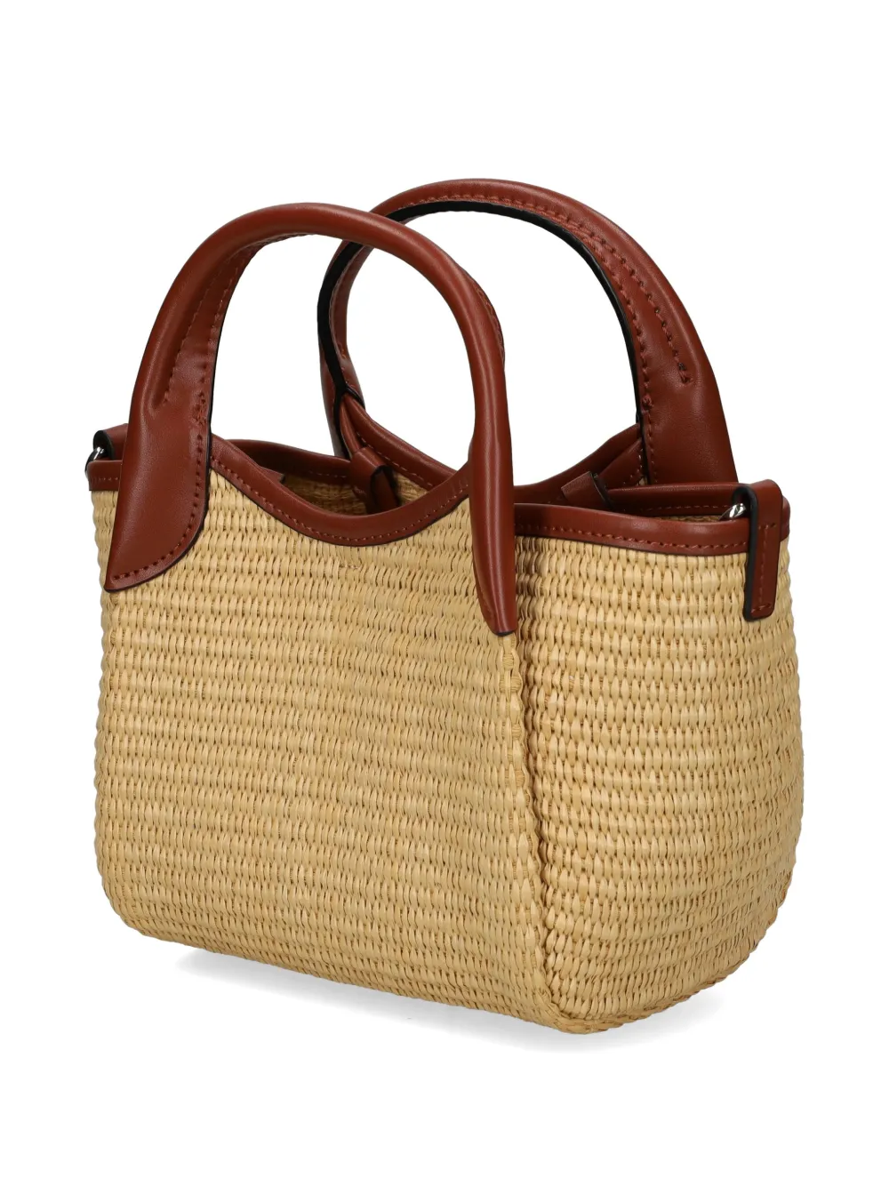 Emporio Armani Tas met logodetail en handgrepen Beige