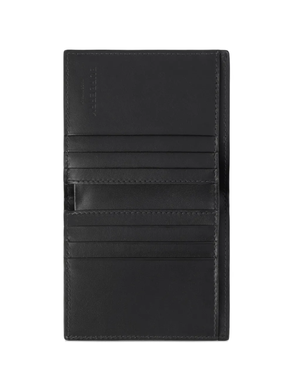  Burberry Check Folding Card Case - Grey 