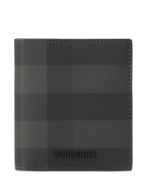 Burberry Check folding card case